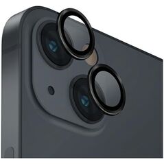 Uniq UNIQ Optix Aluminium Camera Lens Protector iPhone 14 6.1" / 14 Plus 6.7" midnight black szkło na obiektyw aparatu z aplikatorem