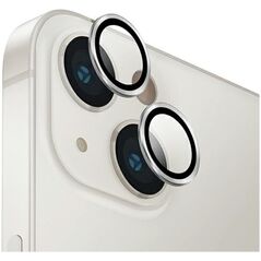 Uniq UNIQ Optix Aluminium Camera Lens Protector iPhone 14 6.1" / 14 Plus 6.7" sterling silver szkło na obiektyw aparatu z aplikatorem