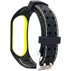 Beline Beline pasek Smart Mi Band 7 czarno-limonkowy black/lime