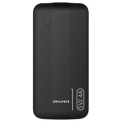 Powerbank Awei Powerbank Awei P20K 10000mAh 2xUSB 2,4A czarny