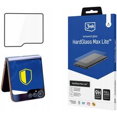 3MK 3MK HardGlass Max Lite Sam Z Flip 6 czarny/black, Fullscreen Glass Lite