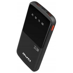 Powerbank Awei AWEI PowerBank P10K 10000 mAh 22.5W czarny/black