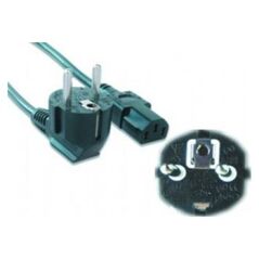 Kabel zasilający Gembird komputerowy Euro/IEC C14 10M (PC-186-VDE-10M)