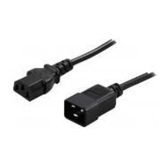 Kabel zasilający Natec Przedłużacz Kabla Zasilającego IEC 320 C13- C20 1.8M Powerwalker Czarny (91010041)