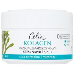 Celia Seria kolagenowa Krem nawilżający przeciw zmarszczkom do cery normalnej i mieszanej 50 ml