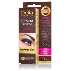 Delia Henna do brwi żelowa 3.0 ciemno brązowa