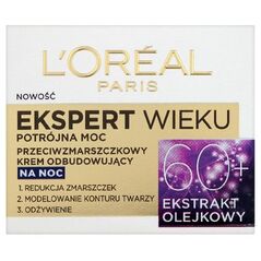 L’Oreal Paris Ekspert Wieku 60+ Krem odbudowujący na noc 50ml