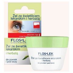 Floslek Pielęgnacja oczu Żel ze świetlikiem i herbatą do powiek słoik 10g
