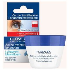 Floslek Pielęgnacja oczu Żel ze świetlikiem i chabrem do powiek słoik 10g