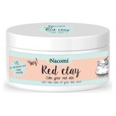 Nacomi Naturalna glinka czerwona o działaniu oczyszczającym i wyrównującym koloryt 100ml