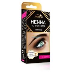 Joanna Henna do brwi i rzęs kremowa nr 1.0 czarna 15 ml