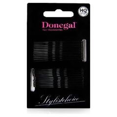 Donegal Wsuwka do włosów HQ 5cm czarna 24szt 5091