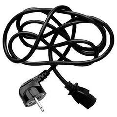 Kabel zasilający Logo 230V, CEE7, C13, 2m (65923)