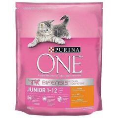 Purina Karma dla kotów junior bogata w kurczaka i pełne ziarna 800g