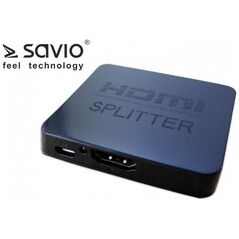 Savio Spitter 2x HDMI 4K, wzmacniacz (SAVIO CL-93)