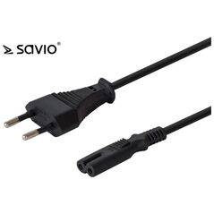 Kabel zasilający Savio C7 ósemka, 1.2m (SAVIO CL-97)