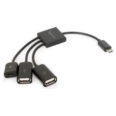 Adapter USB Gembird Czarny  (UHB-OTG-02)