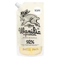Yope Mydło w płynie Wanilia Cynamon 500 ml - opakowanie uzupełniające