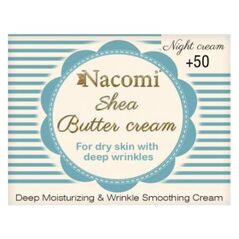 Nacomi Krem z masłem Shea 50+ na noc 50 ml