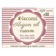 Nacomi Krem arganowy z kwasem hialuronowym 30+ na noc 50 ml