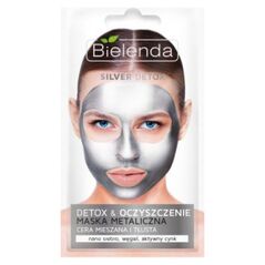 Bielenda Silver Detox Detoksykująca maseczka do cery mieszanej i tłustej 8g
