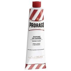 Proraso Proraso Red Mydło do golenia twardego zarostu w wygodnej tubce 150 ml