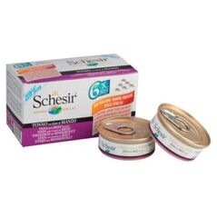 Schesir SCHESIR KOT 6x50g MULTIPAK tuńczyk z wołowiną w galaretce