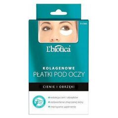 Lbiotica  Płatki kolagenowe pod oczy Redukcja cieni i obrzęków 3x2 szt.