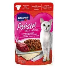 Vitakraft 85g Saszetka Deli Sos Wół