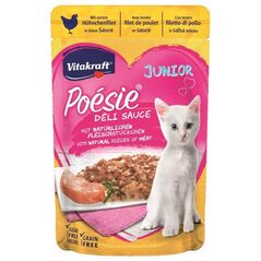 Vitakraft 85g Saszetka Deli Sos Junior Kurczak