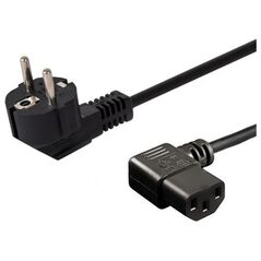 Kabel zasilający Savio SAVIO Schuko męski kątowy - IEC C13, 1,2m (CL-115)