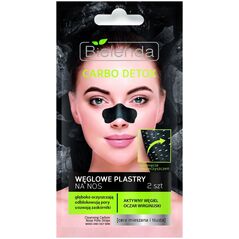 Bielenda Carbo Detox Czarny Węgiel Plastry na nos 2 szt.