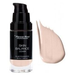 Pierre Rene Podkład do twarzy Skin Balance Cover Fluid Foundation 21 Porcelain 30ml