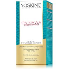 Yoskine Okinawa Green Caviar japoński podwójny lifting serum kawiorowe pod krem na twarz i okolice oczu 30ml