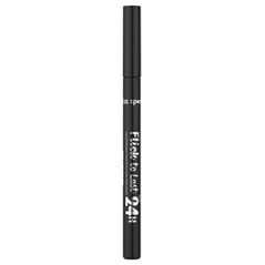 Miss Sporty Flick To Last 24H Liquid Eyeliner eyeliner do kresek, 001 Black
