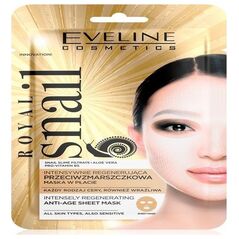 Eveline Maseczka do twarzy Royal Snail Intensely Regenerating Anti-Age Sheet Mask regenerująca