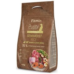 Fitmin  dog Purity Rice Semimoist Rabbit&Lamb - 4 kg