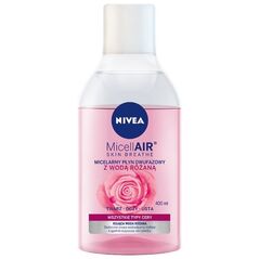Nivea Micell Air Skin Breathe Micelarny Płyn dwufazowy z Wodą Różaną 400ml