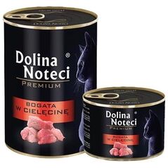 Dolina Noteci Premium Kot Bogata w cielęcinę puszka 400g