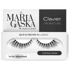 Clavier CLAVIER_Quick Premium Lashes rzęsy na pasku To The Moon Back 801