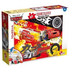 Lisciani Puzzle dwustronne Super Maxi 60 elementów Cars (304-48236)
