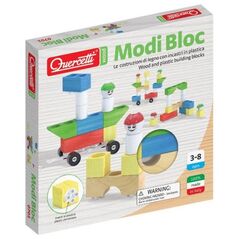 Quercetti Drewniane klocki Modi Block 18el (040-0701)