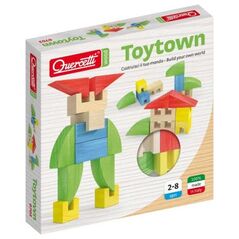 Quercetti Drewniane klocki Toytown 15el. (040-0703)