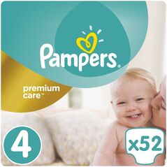 Pieluszki Pampers Premium Care 4, 8-14 kg, 52 szt.