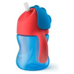 Avent Kubek / bidon niekapek ze słomką niebieski 200ml (SCF796/01)