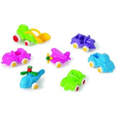 Viking Toys Pojazdy Mini Chubbies Fun Colors 7szt. różne kolory
