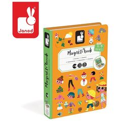 Janod Magnetyczna układanka 4 pory roku Magnetibook kolekcja 2018