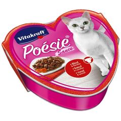 Vitakraft Vitakraft Poesie sos wołowina z marchewką tacka 85g