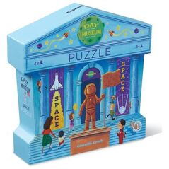 Crocodile Creek Puzzle 48 elementów Dzień w muzeum - Kosmos