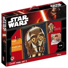 Quercetti MOZAIKA PIXEL ART. 9 STAR WARS C-3PO 14800 EL.